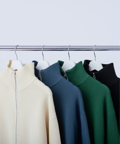 Ellno Loset(エルノロゼット)の「スポンディッシュダブルジップダメージカーディガン(カーディガン/ボレロ・メンズ・ブラック/アイボリー/ブルー/グリーン・MEDIUM/LARGE)」の19枚目の写真