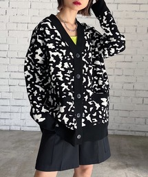 WジャガードアソートVカーディガン