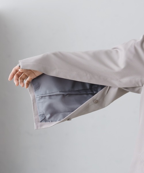 epnok（エプノック）の「ダブルテーラードスリーブスリットジャケット（テーラードジャケット・メンズ・ダークブラウン/チャコールグレー/グレー・SMALL/LARGE/MEDIUM）」の15枚目の写真