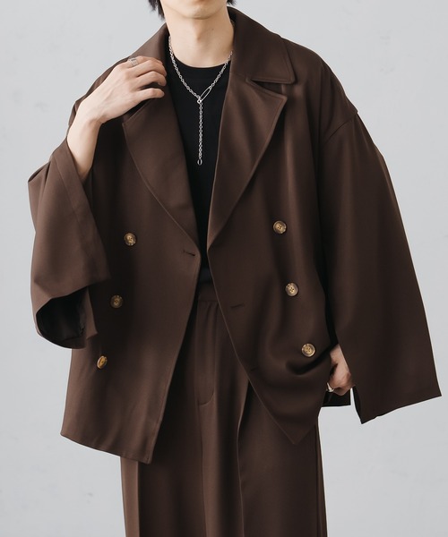 セール】ダブルテーラードスリーブスリットジャケット（テーラード