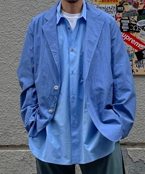 Kaptain Sunshine(キャプテン サンシャイン)の「KAPTAIN SUNSHINE / Take Easy Jacket(テーラードジャケット・メンズ・ブルー・36/38/40)」の9枚目の写真