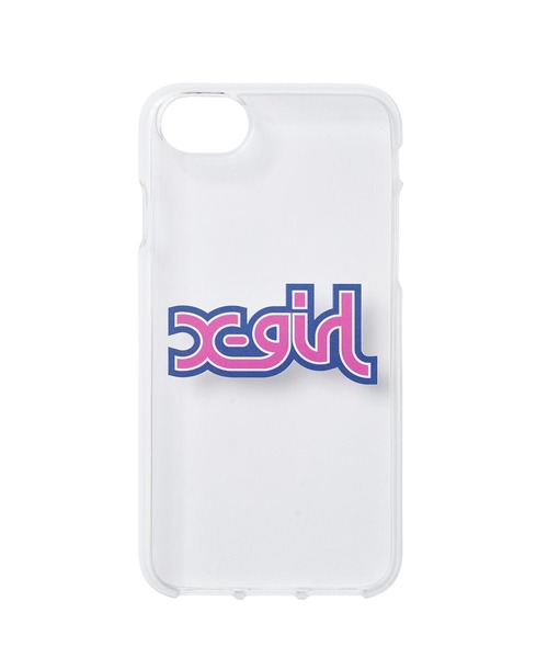 X-girl（エックスガール）の「CLEAR MOBILE CASE for iPhone SE(2nd/3rd GENERATION)/8/7/6s/6（スマホケース/カバー・レディース・ライトブルー/マルチ/レッド/ピンク・ONE SIZE）」の4枚目の写真