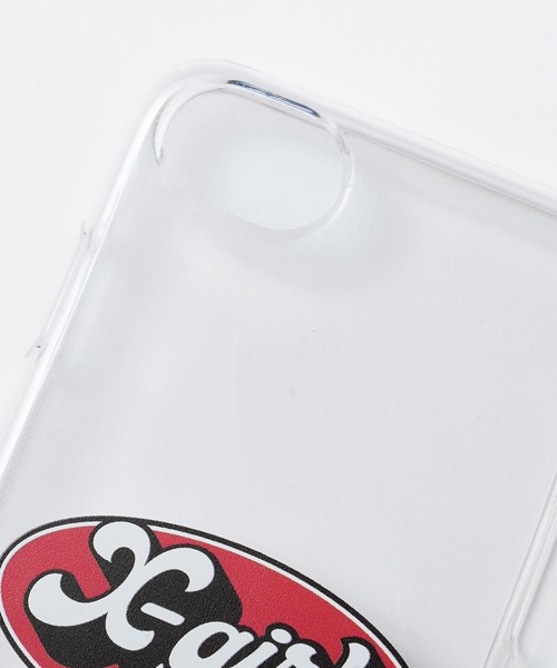 X-girl（エックスガール）の「CLEAR MOBILE CASE for iPhone SE(2nd/3rd GENERATION)/8/7/6s/6（スマホケース/カバー・レディース・ライトブルー/マルチ/レッド/ピンク・ONE SIZE）」の5枚目の写真
