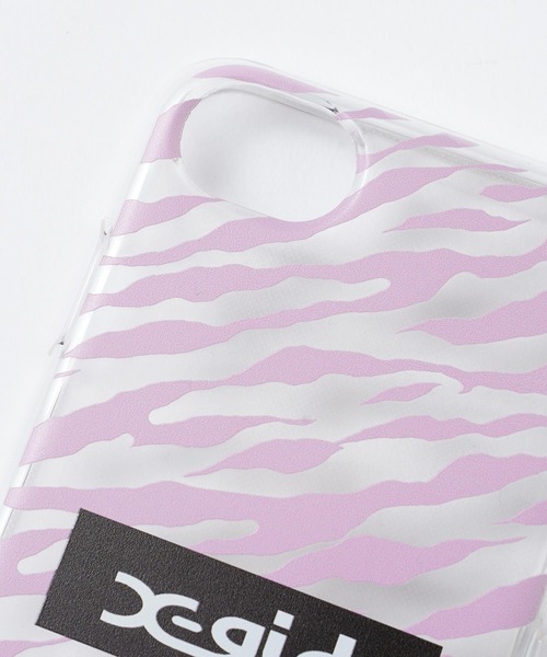 X-girl（エックスガール）の「CLEAR MOBILE CASE for iPhone SE(2nd/3rd GENERATION)/8/7/6s/6（スマホケース/カバー・レディース・ライトブルー/マルチ/レッド/ピンク・ONE SIZE）」の7枚目の写真