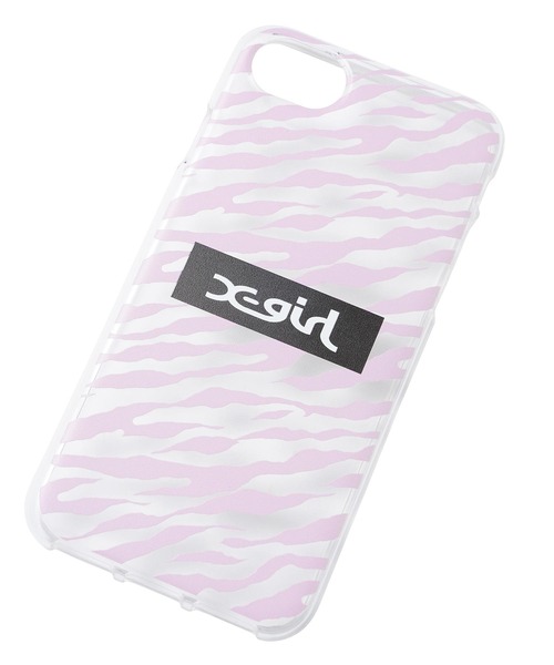 X-girl（エックスガール）の「CLEAR MOBILE CASE for iPhone SE(2nd/3rd GENERATION)/8/7/6s/6（スマホケース/カバー・レディース・ライトブルー/マルチ/レッド/ピンク・ONE SIZE）」の12枚目の写真