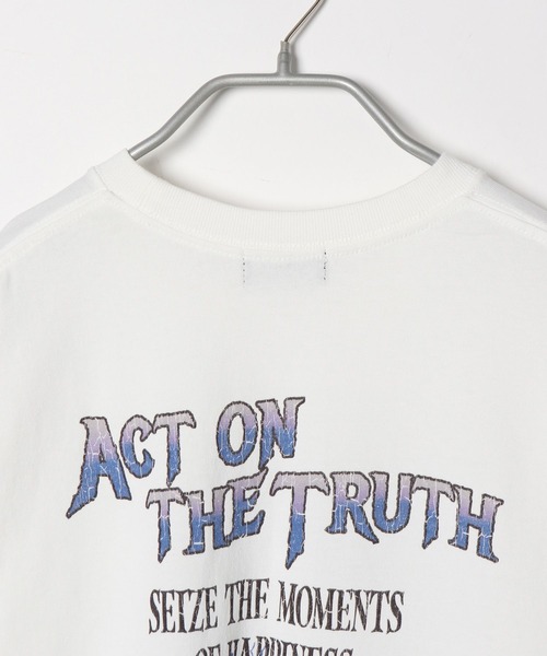 PBLIM（ページボーイリム）の「PAGEBOYLIM/ヘビーメタルロンT（Tシャツ/カットソー・レディース・オフホワイト/ネイビー/チャコールグレー・MEDIUM/LARGE）」の17枚目の写真