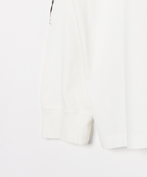 PBLIM（ページボーイリム）の「PAGEBOYLIM/ヘビーメタルロンT（Tシャツ/カットソー・レディース・オフホワイト/ネイビー/チャコールグレー・MEDIUM/LARGE）」の21枚目の写真