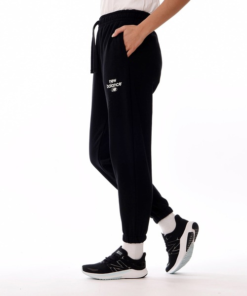 NEW BALANCE（ニューバランス）の「NB Essentials グラフィックスウェットパンツ（スウェットパンツ・レディース・アイボリー/ブラック・LARGE/MEDIUM/SMALL/X-LARGE）」の7枚目の写真
