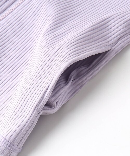 apres les cours（アプレレクール）の「肩フリルラッシュガード_UVカット（ラッシュガード・キッズ・イエロー/ラベンダー・110/140/120/130/90/80/100）」の4枚目の写真