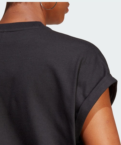 adidas(アディダス)の「アディカラー クラシックス トレフォイル Tシャツワンピース / アディダスオリジナルス adidas Originals(ワンピース・レディース・ブラック/パープル・SMALL/MEDIUM/LARGE/X-LARGE/X-SMALL/XX-LARGE)」の6枚目の写真