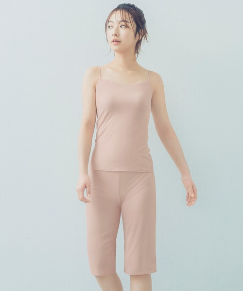 WING（ウイング）の「インナー　キャミソール　「瞬汗ドライ」（キャミソール・レディース・ベビーピンク/パープル/ブラック系その他・M/L）」の6枚目の写真