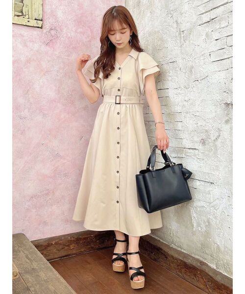 dazzlin（ダズリン）の「コルクヒールサンダル（サンダル・レディース・ブラウン/ブラック/アイボリー・SMALL/MEDIUM/LARGE）」の21枚目の写真