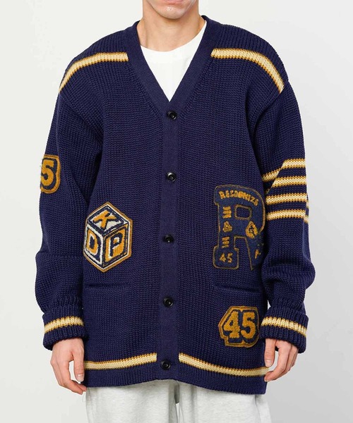 BOW WOW/RECOGNIZE LETTERED CARDIGAN/BWRC222-RLC