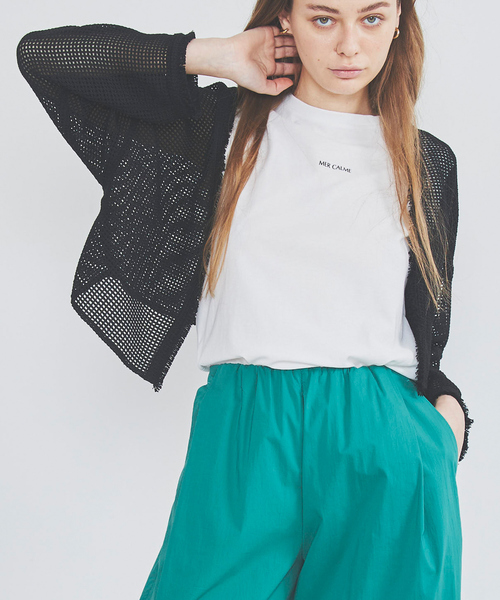 Rouge vif Anna（ルージュヴィフアンナ）の「ヴィンテージライクロゴノースリーブ（Tシャツ/カットソー・レディース・ホワイト/チャコールグレー・フリー）」の3枚目の写真