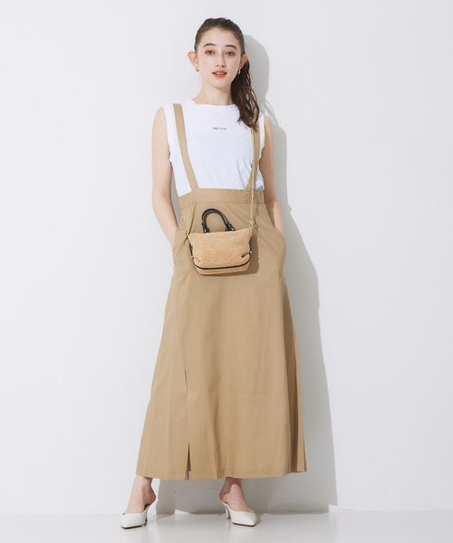 Rouge vif Anna（ルージュヴィフアンナ）の「ヴィンテージライクロゴノースリーブ（Tシャツ/カットソー・レディース・ホワイト/チャコールグレー・フリー）」の16枚目の写真