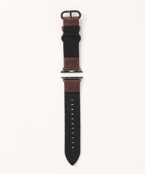 zandy(ズィーアンドワイ)の「zandy/ズィー・アンド・ワイ Apple Watch【レザー&ナイロンバンド】 アップルウォッチバンド キャンバス ナイロンベルト //// leather9(デジタル腕時計・メンズ・ホワイト/ブラウン/カーキ/ブラック・S/M)」の20枚目の写真