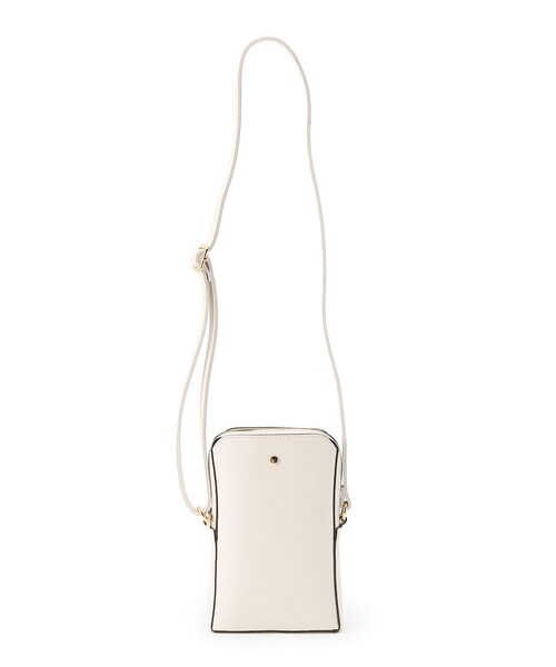 SHOO・LA・RUE（シューラルー）の「◆前後ポケットミニショルダーバッグ（ショルダーバッグ・レディース・ブラック/サンドベージュ/アイボリー/ブルー・00）」の2枚目の写真