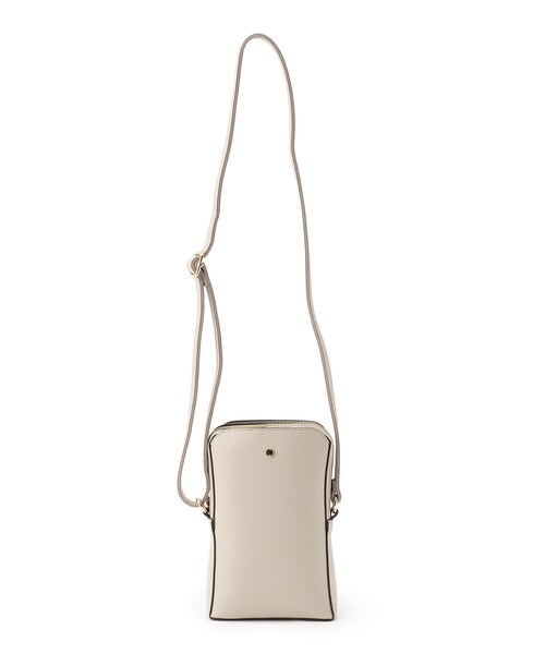 SHOO・LA・RUE（シューラルー）の「◆前後ポケットミニショルダーバッグ（ショルダーバッグ・レディース・ブラック/サンドベージュ/アイボリー/ブルー・00）」の4枚目の写真