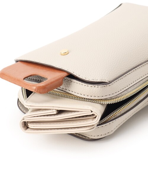 SHOO・LA・RUE（シューラルー）の「◆前後ポケットミニショルダーバッグ（ショルダーバッグ・レディース・ブラック/サンドベージュ/アイボリー/ブルー・00）」の9枚目の写真