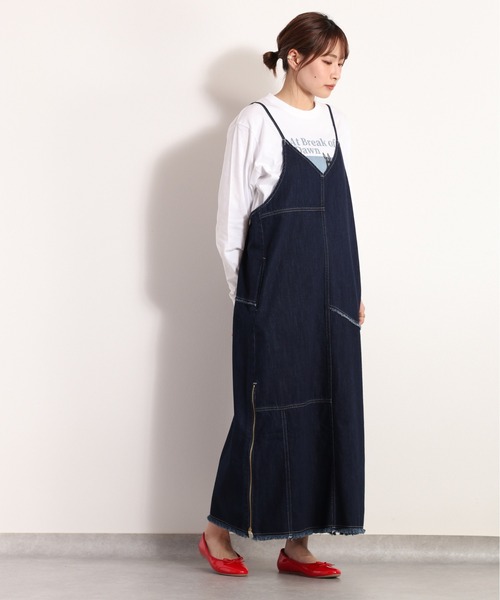 cepo（セポ）の「リメイクライク デニムキャミワンピース