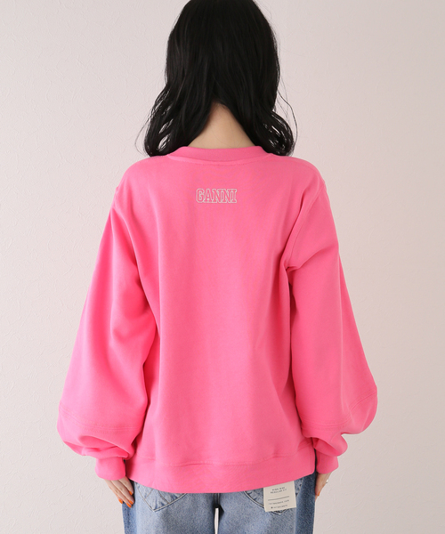 セール】【GANNI / ガニー】Puff Sleeve Sweatshirt（スウェット）｜U