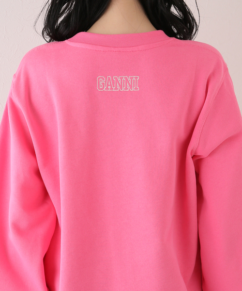 セール】【GANNI / ガニー】Puff Sleeve Sweatshirt（スウェット）｜U