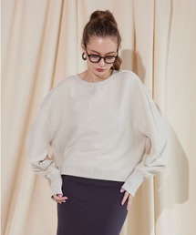 ALEXIA STAM | Cropped Reversible Sweatshirt / リバーシブル2wayトップス(スウェット)