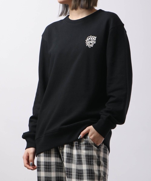 MODISH GAZE(モディシュガゼ)の「MODISH GAZE 裏毛スウェット ビッグロゴ(スウェット・メンズ・ブラック/グリーン/杢グレー・M/L/LL)」の4枚目の写真