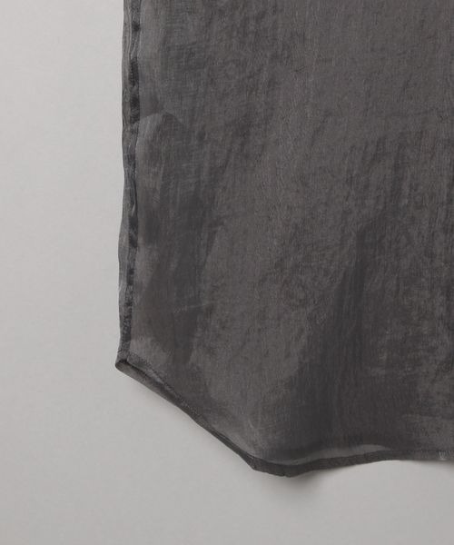 JEANASIS(ジーナシス)の「シャンブレーメタリックシアーシャツLS/198215(シャツ/ブラウス・レディース・ホワイト/イエロー/グリーン系その他/スミクロ・FREE)」の18枚目の写真