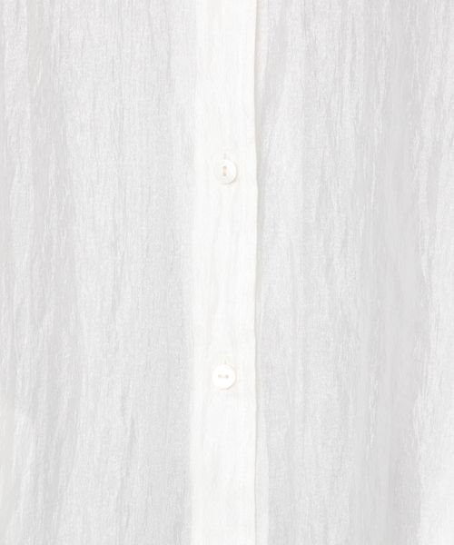 JEANASIS（ジーナシス）の「シャンブレーメタリックシアーシャツ