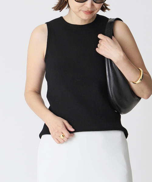 美品 Deuxieme Classe Diner B RIBタンクトップ Diner B RIB CROP タンクトップ（ニット/セーター）｜Deuxieme Classe