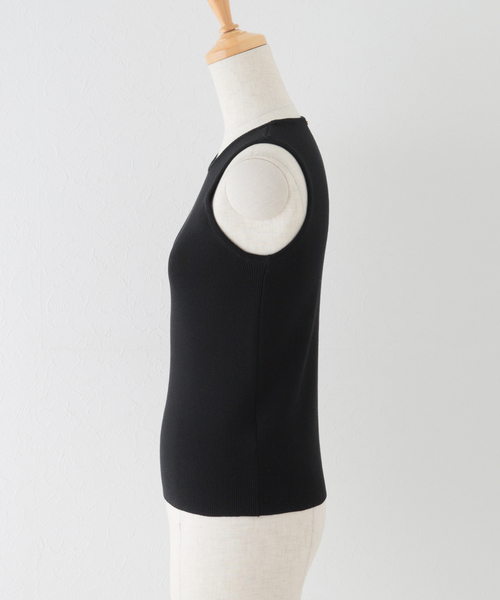 Diner B RIB CROP タンクトップ（ニット/セーター）｜Deuxieme Classe