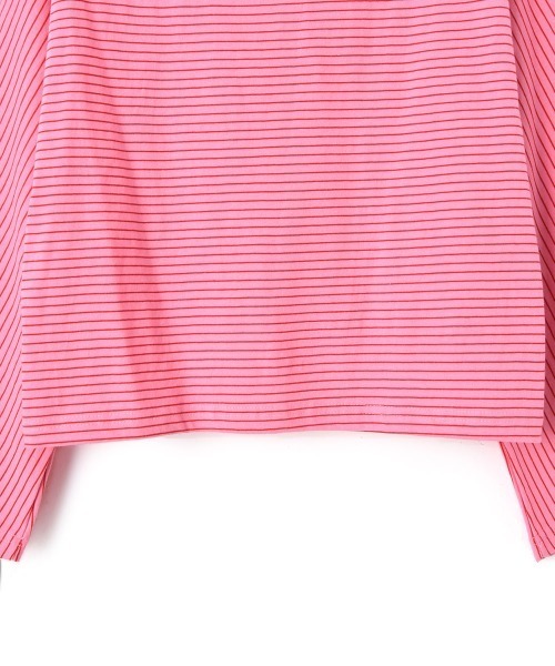 marjour(マージュール)の「SEAMLESS BORDER TEE(Tシャツ/カットソー・レディース・ピンク・M)」の2枚目の写真