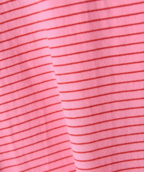 marjour(マージュール)の「SEAMLESS BORDER TEE(Tシャツ/カットソー・レディース・ピンク・M)」の3枚目の写真