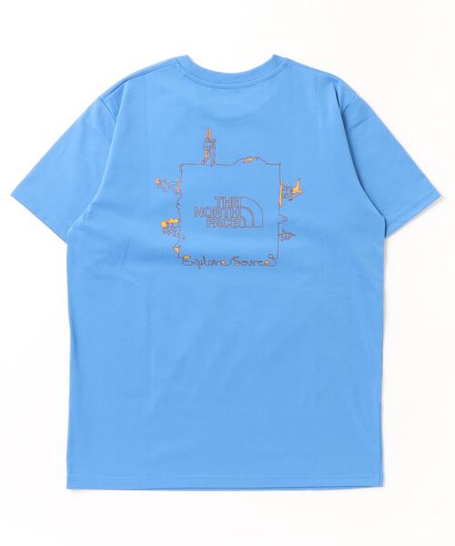 THE NORTH FACE（ザノースフェイス）の「ザ ノース フェイス THE NORTH FACE S/S Explore Source Circulation Tee（Tシャツ/カットソー・メンズ・グリーン/ブラック/ブルー/ホワイト・M/S/L/LL）」の5枚目の写真