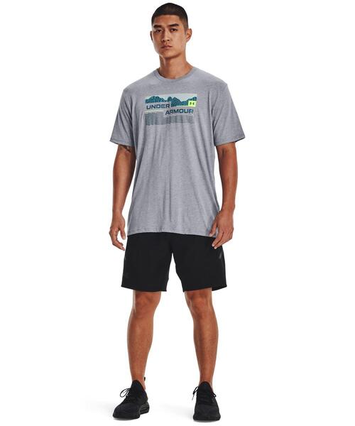 UNDER ARMOUR(アンダーアーマー)の「UAショートスリーブTシャツ 〈マウンテンシー〉(ライフスタイル/メンズ)(Tシャツ/カットソー・メンズ・グレー・XXL/S/XL/3XL/M/L)」の4枚目の写真