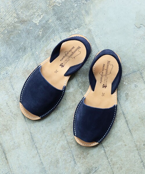 fennica（フェニカ）の「Menorquina / SUEDE SANDALS スウェードサンダル（サンダル・レディース・ネイビー/ブラウン/オリーブ・35/36/37）」の3枚目の写真