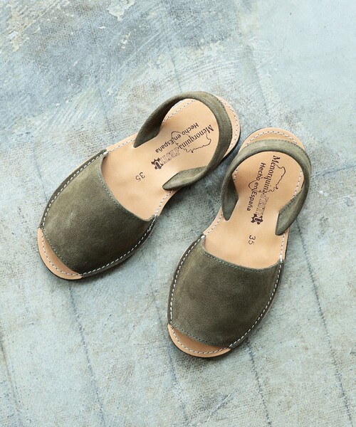 fennica（フェニカ）の「Menorquina / SUEDE SANDALS スウェードサンダル（サンダル・レディース・ネイビー/ブラウン/オリーブ・35/36/37）」の2枚目の写真