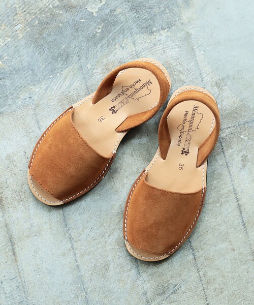 fennica（フェニカ）の「Menorquina / SUEDE SANDALS スウェードサンダル（サンダル・レディース・ネイビー/ブラウン/オリーブ・35/36/37）」の22枚目の写真