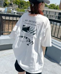 PAGEBOY | モノクロアートT(Tシャツ/カットソー)