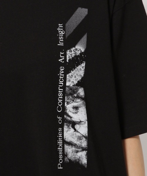 PAGEBOY（ページボーイ）の「モノクロアートT（Tシャツ/カットソー・レディース・チョコ/オフホワイト/ブラック・FREE）」の10枚目の写真