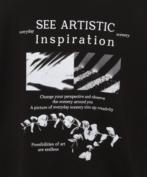 PAGEBOY（ページボーイ）の「モノクロアートT（Tシャツ/カットソー・レディース・チョコ/オフホワイト/ブラック・FREE）」の19枚目の写真