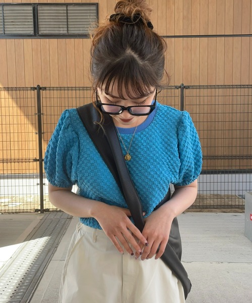 RODEO CROWNS WIDE BOWL(ロデオクラウンズワイドボウル)の「ポップコーントップス(その他トップス・レディース・ブルー/オフホワイト/ライトイエロー/ブラック・FREE)」の7枚目の写真