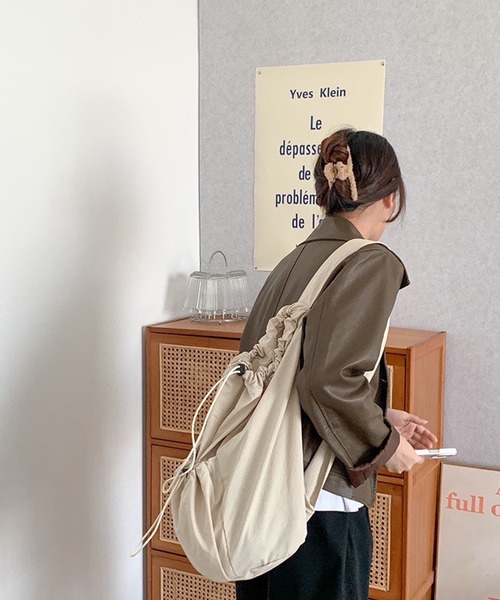 ROOPTOKYO（ループトウキョウ）の「▲shoulder bag/ショルダーバック バックパック ワンショルダーバッグ（ショルダーバッグ・レディース・オフホワイト/ベージュ/ブラック・FREE）」の22枚目の写真