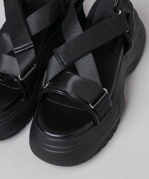 HARE（ハレ）の「スニーカーソールサンダル(HARE)（サンダル・レディース・ホワイト/ブラック・MEDIUM/LARGE）」の10枚目の写真