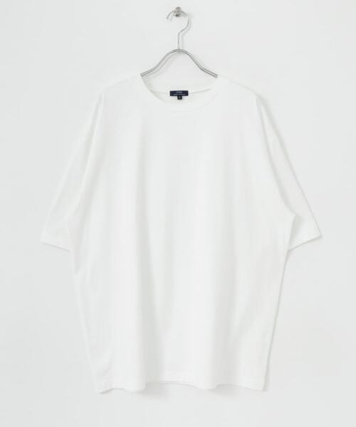 ITEMS URBANRESEARCH(アイテムズ アーバンリサーチ)の「USAコットン オーバーサイズTシャツ(Tシャツ/カットソー・メンズ・ブラック/グリーン/イエロー/オフホワイト/ブルー・LARGE/MEDIUM)」の15枚目の写真