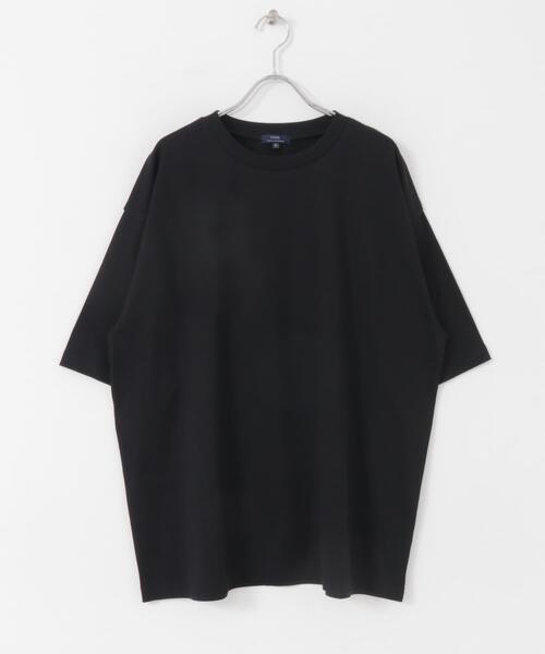 ITEMS URBANRESEARCH(アイテムズ アーバンリサーチ)の「USAコットン オーバーサイズTシャツ(Tシャツ/カットソー・メンズ・ブラック/グリーン/イエロー/オフホワイト/ブルー・LARGE/MEDIUM)」の20枚目の写真