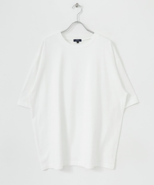 ITEMS URBANRESEARCH(アイテムズ アーバンリサーチ)の「USAコットン オーバーサイズTシャツ(Tシャツ/カットソー・メンズ・ブラック/グリーン/イエロー/オフホワイト/ブルー・LARGE/MEDIUM)」の13枚目の写真