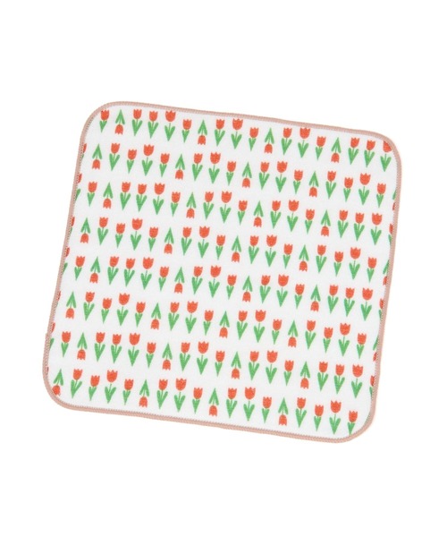 LEPSIM（レプシィム）の「【アデリアレトロ】タオルハンカチ　189340（ハンカチ/ハンドタオル・レディース・ブルー/ホワイト/ピンク/グリーン/キャメル/オレンジ・ONE SIZE）」の11枚目の写真