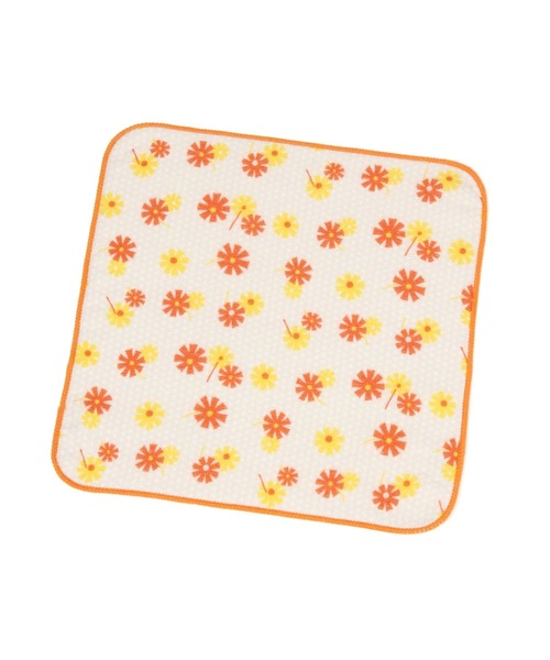 LEPSIM（レプシィム）の「【アデリアレトロ】タオルハンカチ　189340（ハンカチ/ハンドタオル・レディース・ブルー/ホワイト/ピンク/グリーン/キャメル/オレンジ・ONE SIZE）」の8枚目の写真